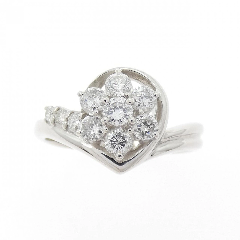 Nhẫn kim cương hoa PT900 0.50CT - Hàng hiệu Authentic 848848