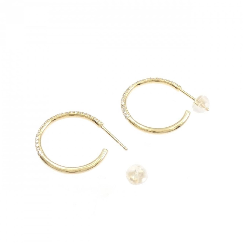 Bông tai kim cương 18KYG/K18YG 1.36CT - Hàng hiệu Authentic 869344