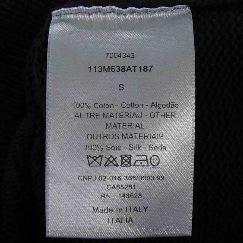 Dior DIOR DIOR ESSENTIALS Dior Oblique 113M638AT187 Áo len - Hàng hiệu Chính hãng 887109