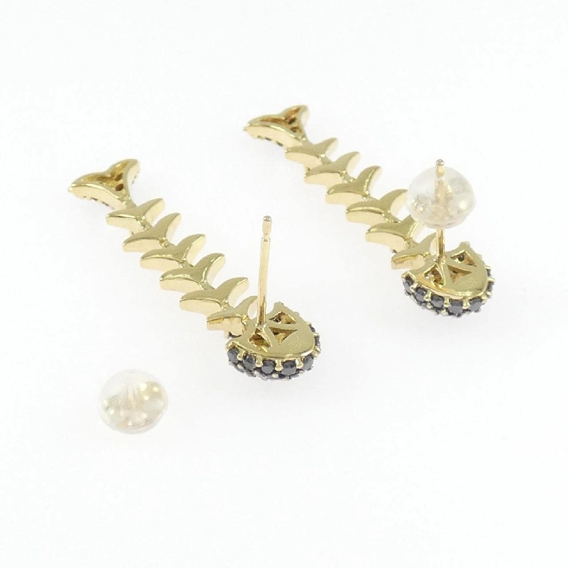 K18YG/K18BG Ngọc garnet xanh Bông tai 0.02CT - Hàng hiệu Chính hãng 866237