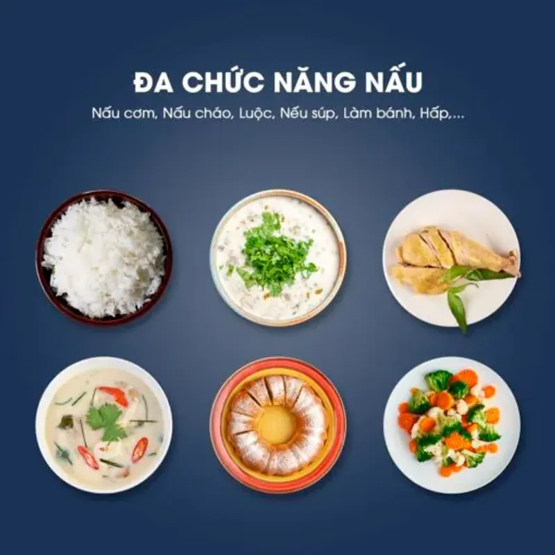 Nồi cơm điện Kalite KRC8218 dung tích 1.8L đa chức năng, cơm ngon trọn vị, chính hãng 100% 572907