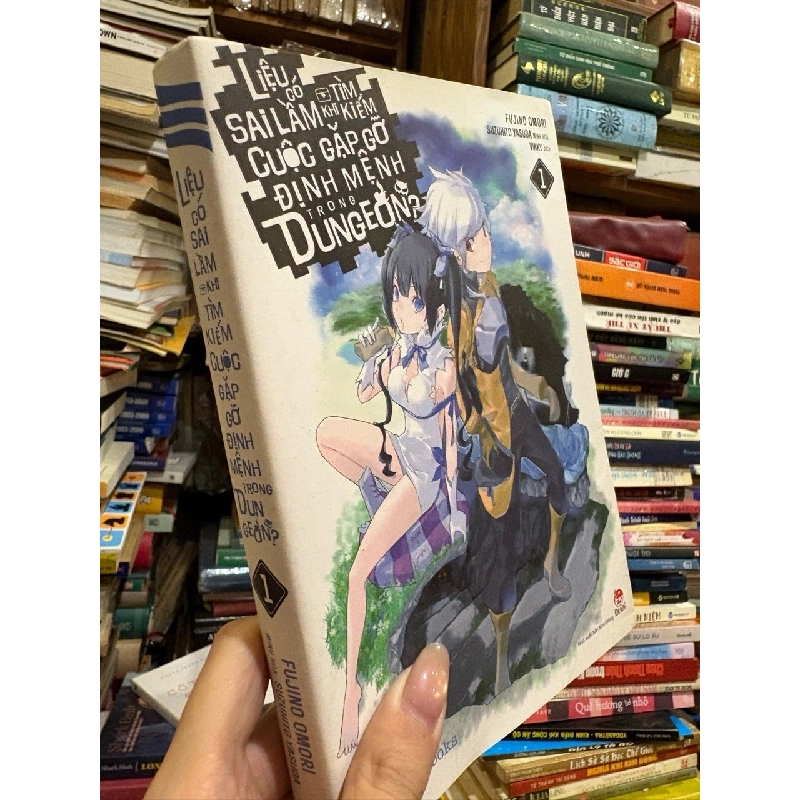 Light novel liệu có sai lầm khi tìm kiếm cuộc gặp gỡ định mệnh trong dungeon - Fujino Omori 740092