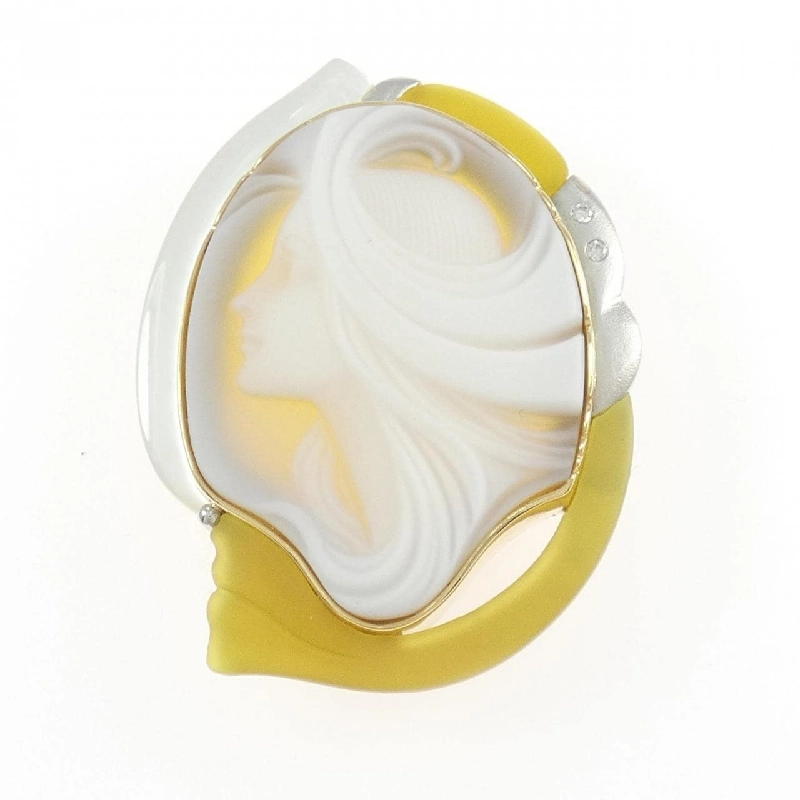 K18YG/PT900 Màu cam Bông hoa - Hàng hiệu Chính hãng 872100