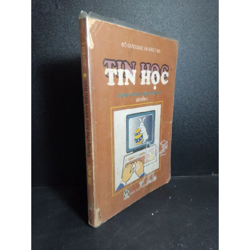 [Sách Cũ SCGR] Tin học dùng cho học sinh tiểu học quyển 1 mới 70% rách bìa, ố vàng, có vết mực vẽ 1998 HCM2101 Bộ Giáo Dục và Đào Tạo GIÁO KHOA 677420