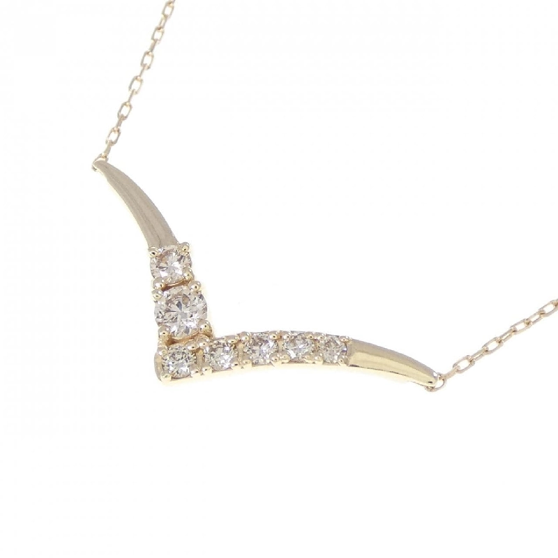 K10YG Dây chuyền kim cương 0.14CT - Hàng hiệu Chính hãng 857855