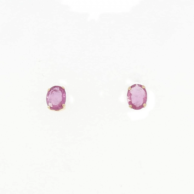 K18YG Bông tai Ruby 0.40CT - Hàng hiệu Chính hãng 872015