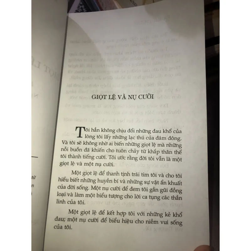 Giọt lệ và nụ cười - Kahlil Gibran 976563