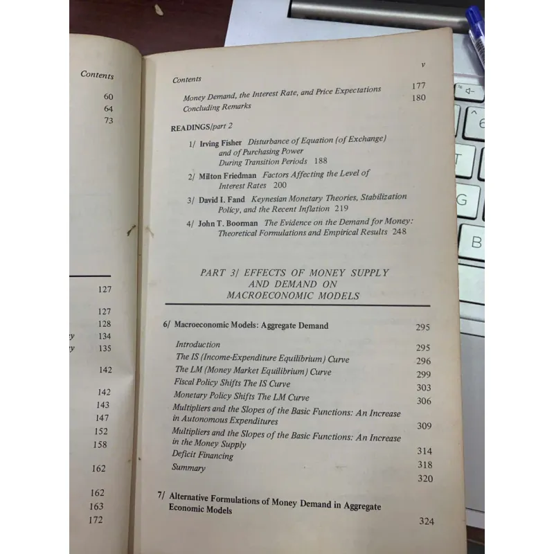 MONEY SUPPLY, MONEY DEMAND, AND MACROECONOMIC MODELS - BOORMAN & HAVRILESKY 753517