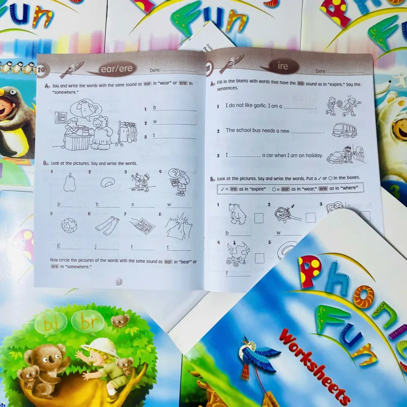 Phonics Fun (Sách nhập)- 6 levels kèm file nghe 780253