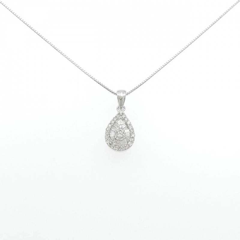 K18WG Dây chuyền kim cương 0.20CT - Hàng hiệu Chính hãng 858332