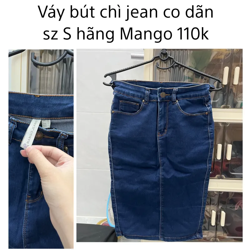Váy jean Mango co dãn 70k 792602