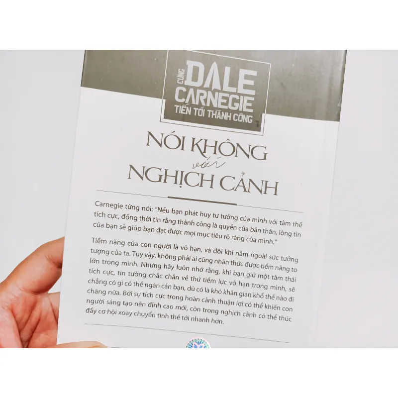 Nói Không Với Nghịch Cảnh - Cùng Dale Carnegie Tiến Tới Thành Công 791178
