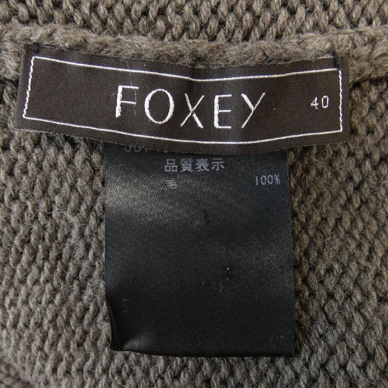 【Mã giảm giá】Áo khoác cardigan FOXEY 639205