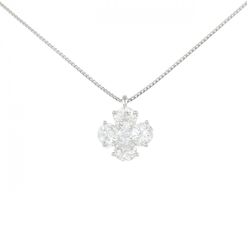 Dây chuyền kim cương hoa PT900/PT850 1.00CT - Hàng hiệu Authentic 860930