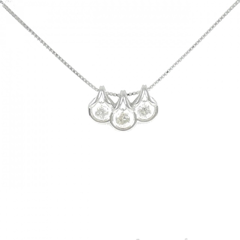 K18WG Dây chuyền kim cương 0.84CT - Hàng hiệu Chính hãng 861336