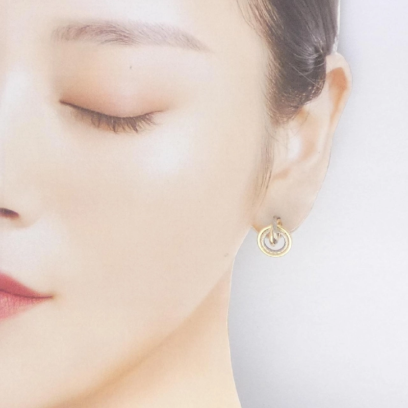 K18YG/K18WG Bông tai - Hàng hiệu Authentic 866404