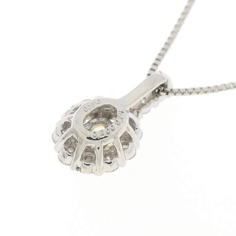 Dây chuyền kim cương PT950/PT850 0.200CT FIY VS2 cắt hình đặc biệt - Hàng hiệu Chính hãng 874435