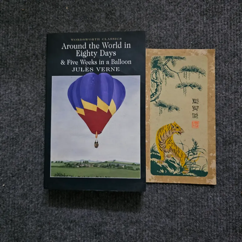 Around the world in eighty days and five weeks in a balloon 747355