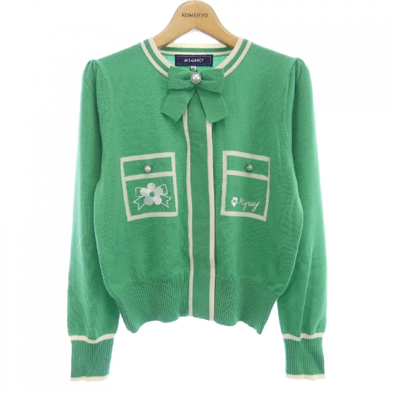 【Mã giảm giá】M'S GRACY Áo khoác cardigan 637954