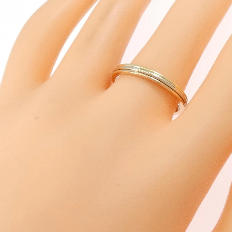 Nhẫn cưới ba vàng Cartier 665023