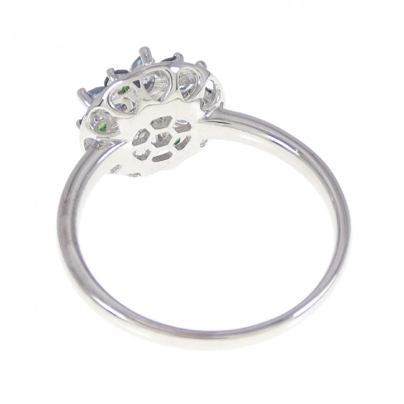 K18WG Nhẫn Đá Màu - Hàng hiệu Chính hãng 856573