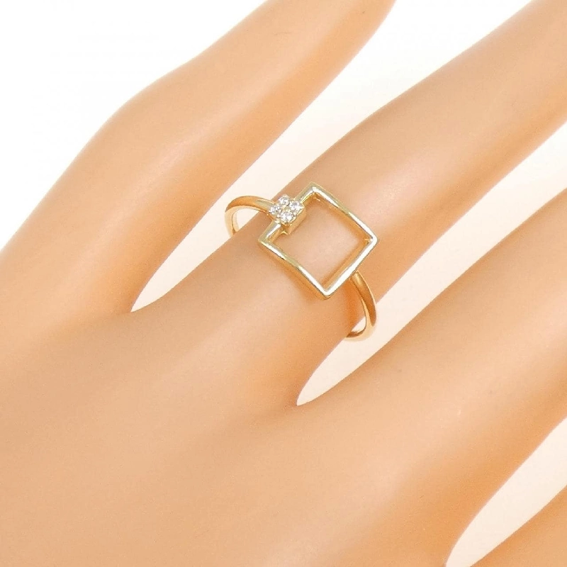 Nhẫn kim cương K18YG 0.02CT - Hàng hiệu Authentic 854300