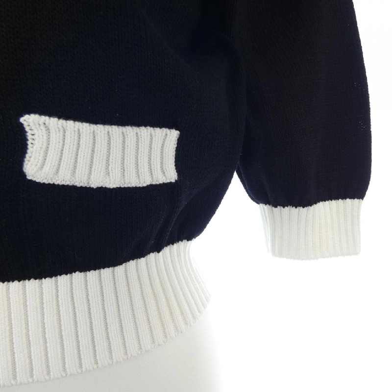 Áo len cổ tròn cotton PRADA 627819