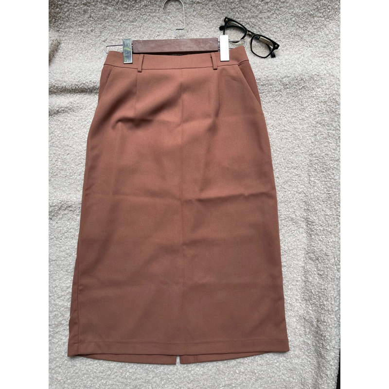 Chân váy công sở A dáng dài size S 445138
