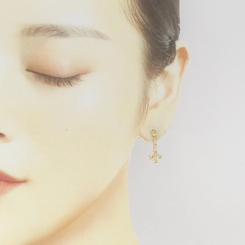 K18YG Bông tai kim cương 0.20CT - Hàng hiệu Chính hãng 869231