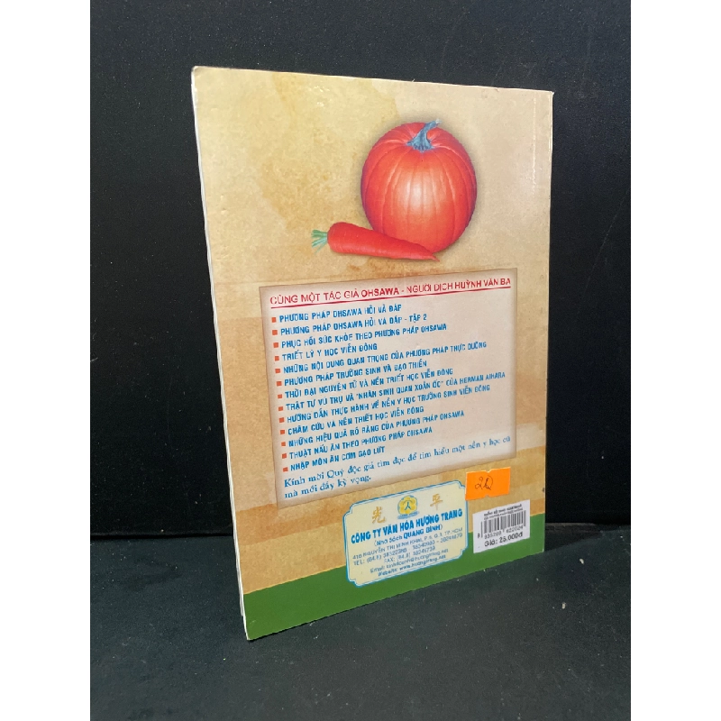 Những nội dung quan trọng của phương pháp thực dưỡng mới 90% bẩn bìa, ố nhẹ 2015 George Ohsawa HCM3004 SỨC KHỎE - THỂ THAO 445515