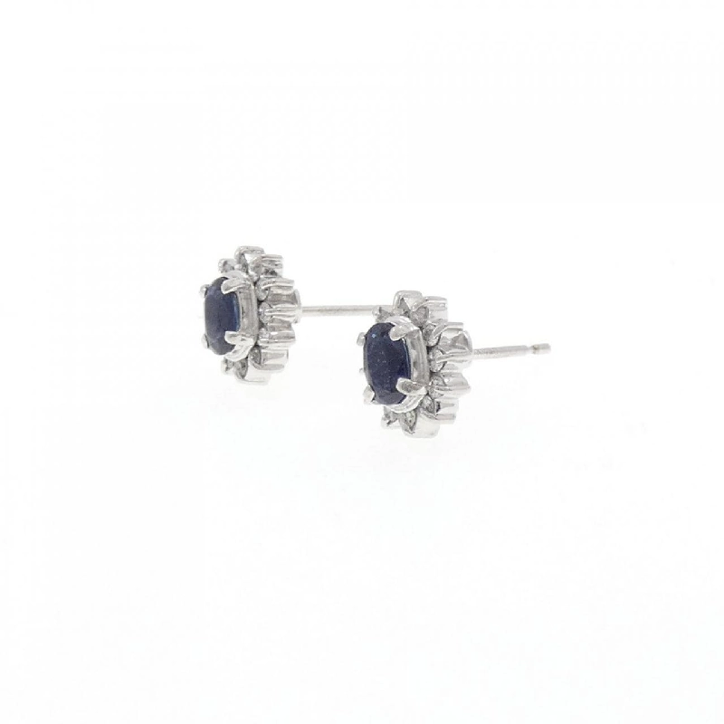 K14WG Sapphire Earrings - Hàng hiệu Authentic 865998