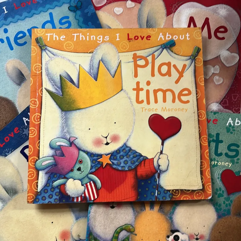 The Things I love about Play time/ Pets/ Bed time/ Friends/ Me (5 cuốn) 596629