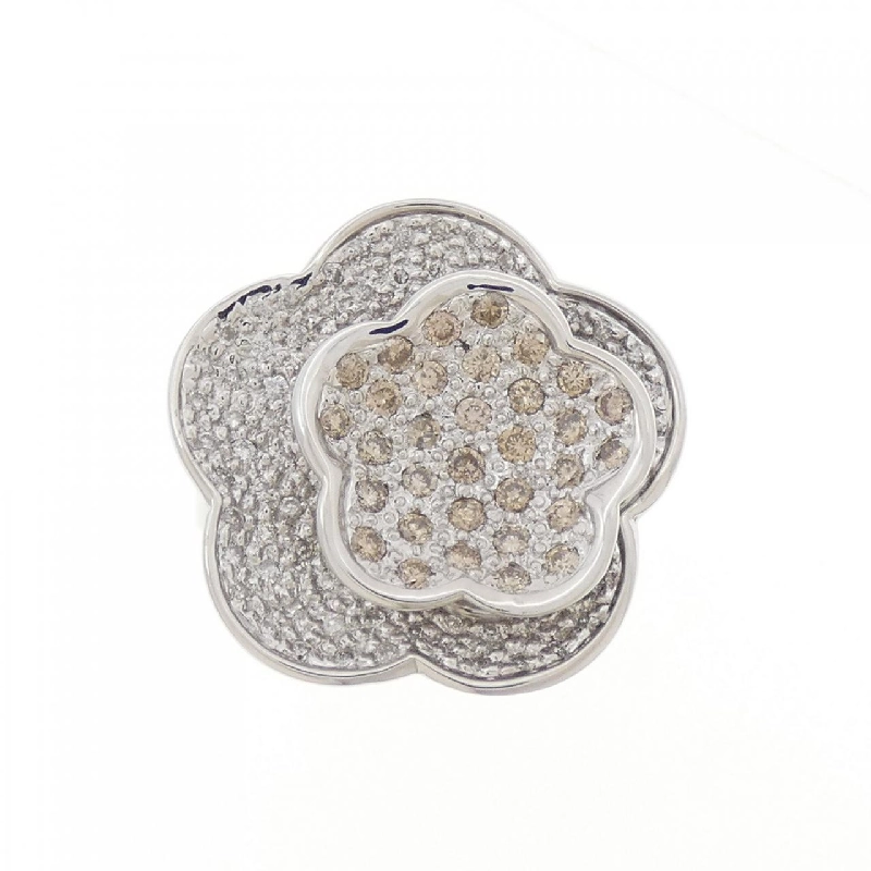 Nhẫn kim cương pavé hoa K18WG 1.00CT - Hàng hiệu Authentic 854082