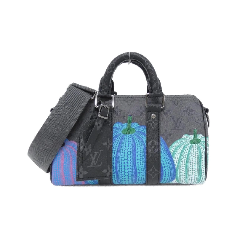 Túi du lịch Louis Vuitton Monogram Eclipse Reverse (LV X YK) Keepall Bandoulière 25cm M46437 - Hàng hiệu Authentic 803896