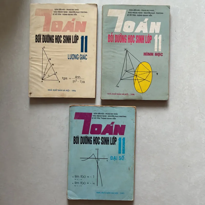 Toán bồi dưỡng học sinh lớp 11 (Trọn bộ 3 cuốn) Lượng giác/ Đại số/ Hình học 740055