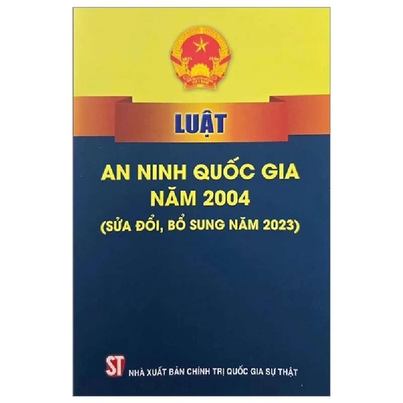 Luật An Ninh Quốc Gia Năm 2004 (Sửa Đổi, Bổ Sung Năm 2023) - Quốc Hội 293488