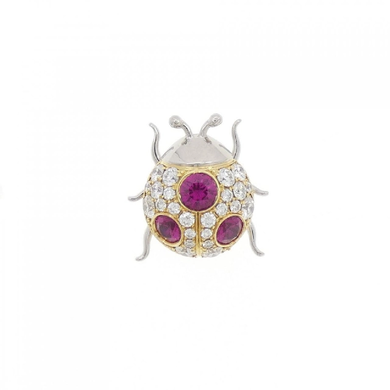 Bông brooch ruby bọ rùa 0.41CT 665868