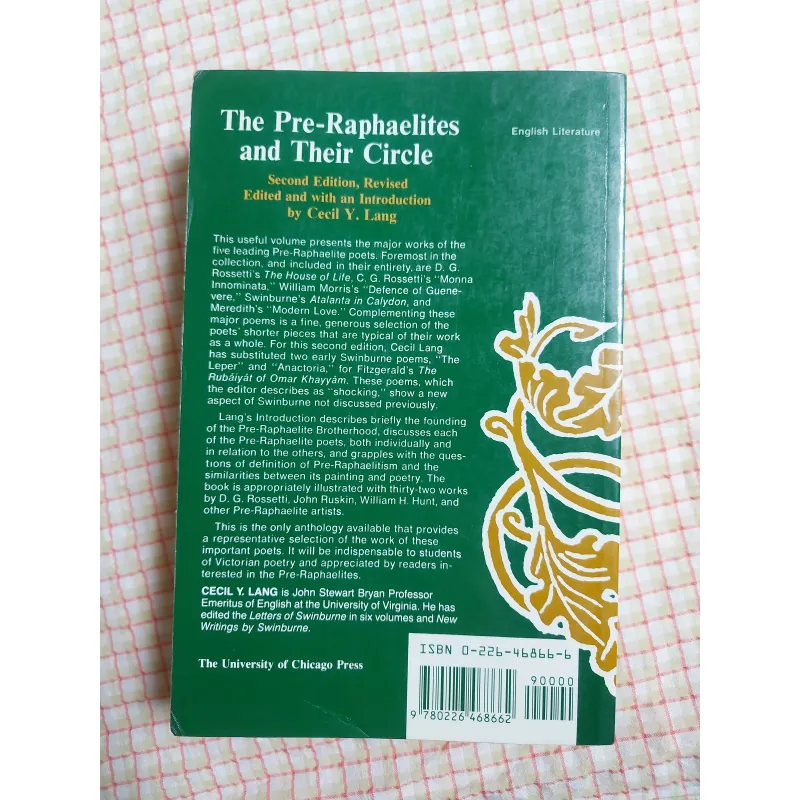 THE PRE-RAPHAELITES AND THEIR CIRCLE - Cecil Y. Lang 961648