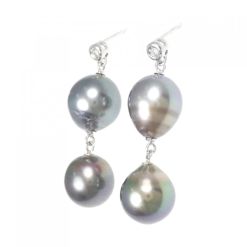 K14WG Bông tai ngọc trai đen - Hàng hiệu Authentic 869351