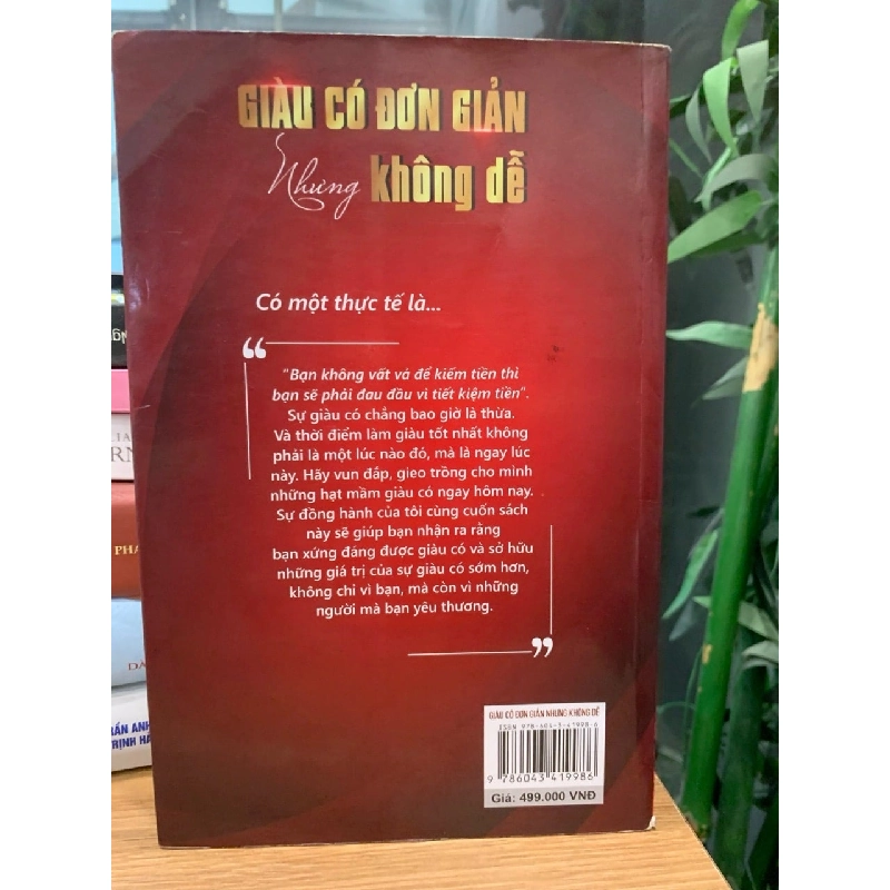 Giàu có đơn giản nhưng không dễ -Hoàng Thị Bích Ngọc 782194