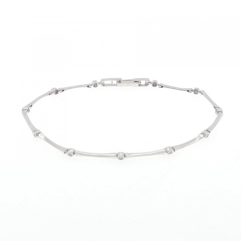 K18WG Vòng tay kim cương 0.05CT - Hàng hiệu Chính hãng 874235