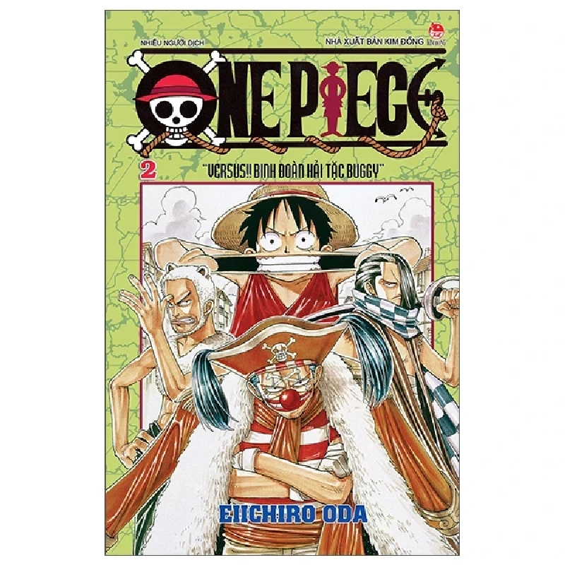 One Piece - Tập 2: Versus!! Binh Đoàn Hải Tặc Buggy - Eiichiro Oda (Mới 100%) Truyện tranh, NXB Kim Đồng - SÁCH ĐẠI HỌC 486949
