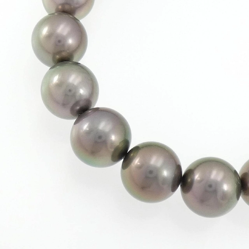 Mặt dây chuyền ngọc trai đen với khóa bạc 10-12mm - Hàng hiệu Authentic 856826