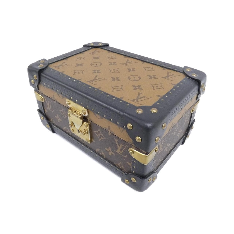 Louis Vuitton Monogram Reverse Coffret Trésor 24cm M20094 Hộp trang sức - Hàng hiệu Chính hãng 773800