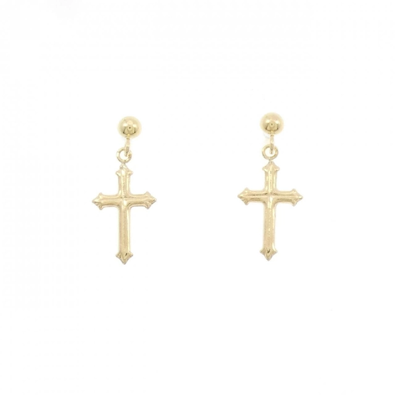 K18YG Khuyên Tai Đan Chéo - Hàng hiệu Chính hãng 869075