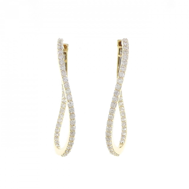 K18YG Bông tai kim cương 0.76CT - Hàng hiệu Chính hãng 876493