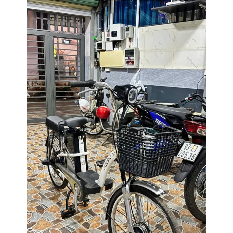 Xe đạp điện thể thao có giỏ đựng hàng kiểu dáng trẻ trung 781952