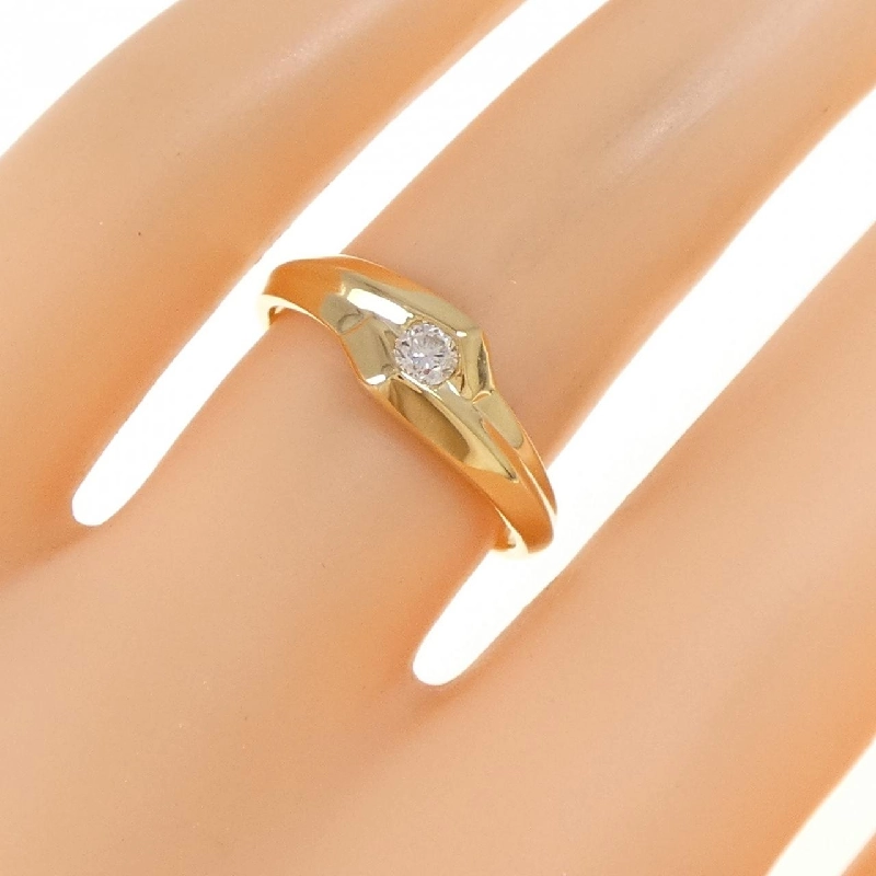 Nhẫn kim cương K18YG 0.1CT 669797