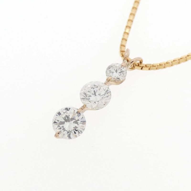 K18PG Dây chuyền kim cương 0.30CT - Hàng hiệu Chính hãng 856371