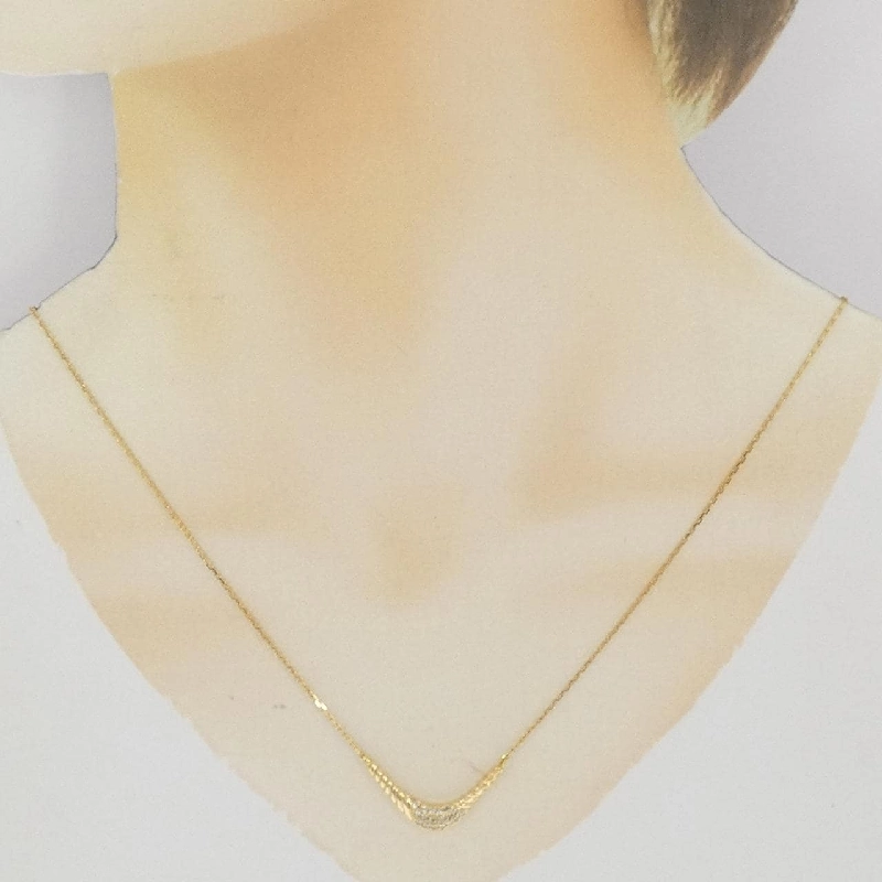 K18YG Dây chuyền kim cương - Hàng hiệu Authentic 860935